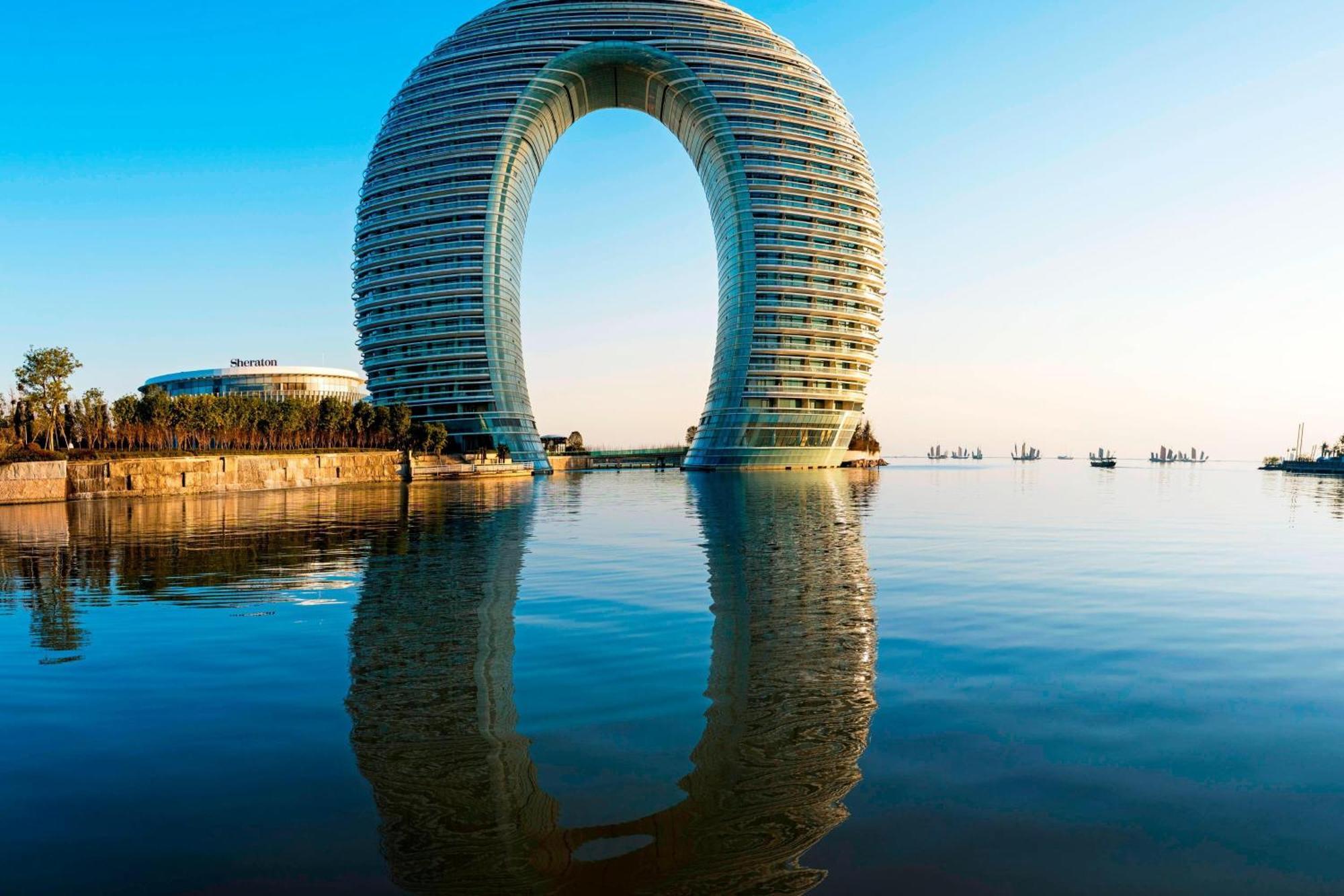 Sheraton Huzhou Taihu Lake Hot Spring Resort & Spa Exteriér fotografie