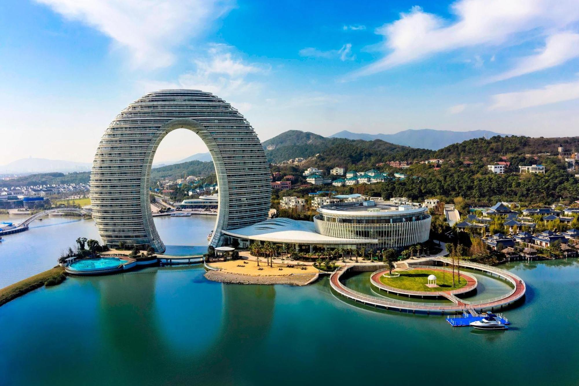Sheraton Huzhou Taihu Lake Hot Spring Resort & Spa Exteriér fotografie