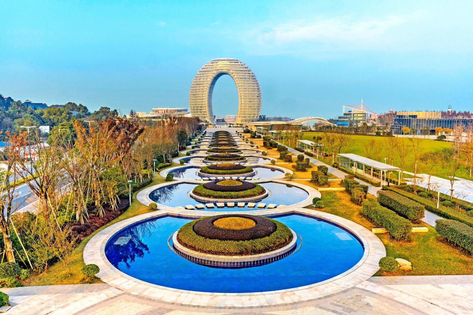 Sheraton Huzhou Taihu Lake Hot Spring Resort & Spa Exteriér fotografie